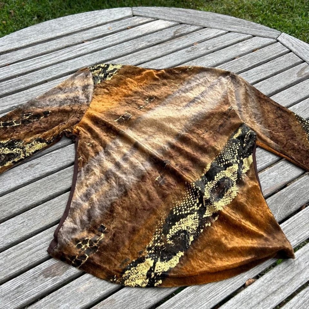 Vintage Y2K long Sleeve fairy top by Gypsy small whimsy spring summer - Picture 7 of 8